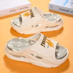 Unisex Open-Toe Slippers, Street Style Comfortable Soft Sole Non-Slip Shoes, Casual Outdoor Slides - Image 4