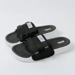 Quickni Unisex Lightweight Slides - Comfortable Gray Fabric Slippers