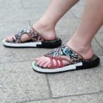 Unisex Plus Size Slip-On Sandals with Thick Cushioned Rubber Sole - Image 3