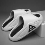 Men'S Preppy Casual Street Style Solid Color EVA Slides, Round Toe, Non-Slip, Thick Sole - Image 3