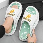 Unisex Open-Toe Slippers, Street Style Comfortable Soft Sole Non-Slip Shoes, Casual Outdoor Slides - Image 2