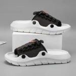 Men'S Breathable Mesh Slide Sandals - Comfortable Flat Open-Toe Slippers - Image 4