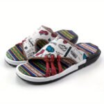 Unisex Plus Size Slip-On Sandals with Thick Cushioned Rubber Sole