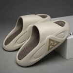 Men'S Preppy Casual Street Style Solid Color EVA Slides, Round Toe, Non-Slip, Thick Sole - Image 2