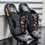 Men's Slip-On Casual Beach Sandals - Soft Non-Slip Rubber Sole