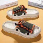 Men'S Breathable Mesh Slide Sandals - Comfortable Flat Open-Toe Slippers - Image 3